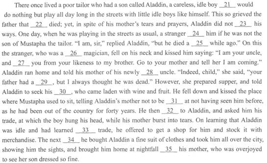 2022年上海成考专升本《英语》预习试题及答案六 2022年上海成考专升本《英语》预习试题及答案六